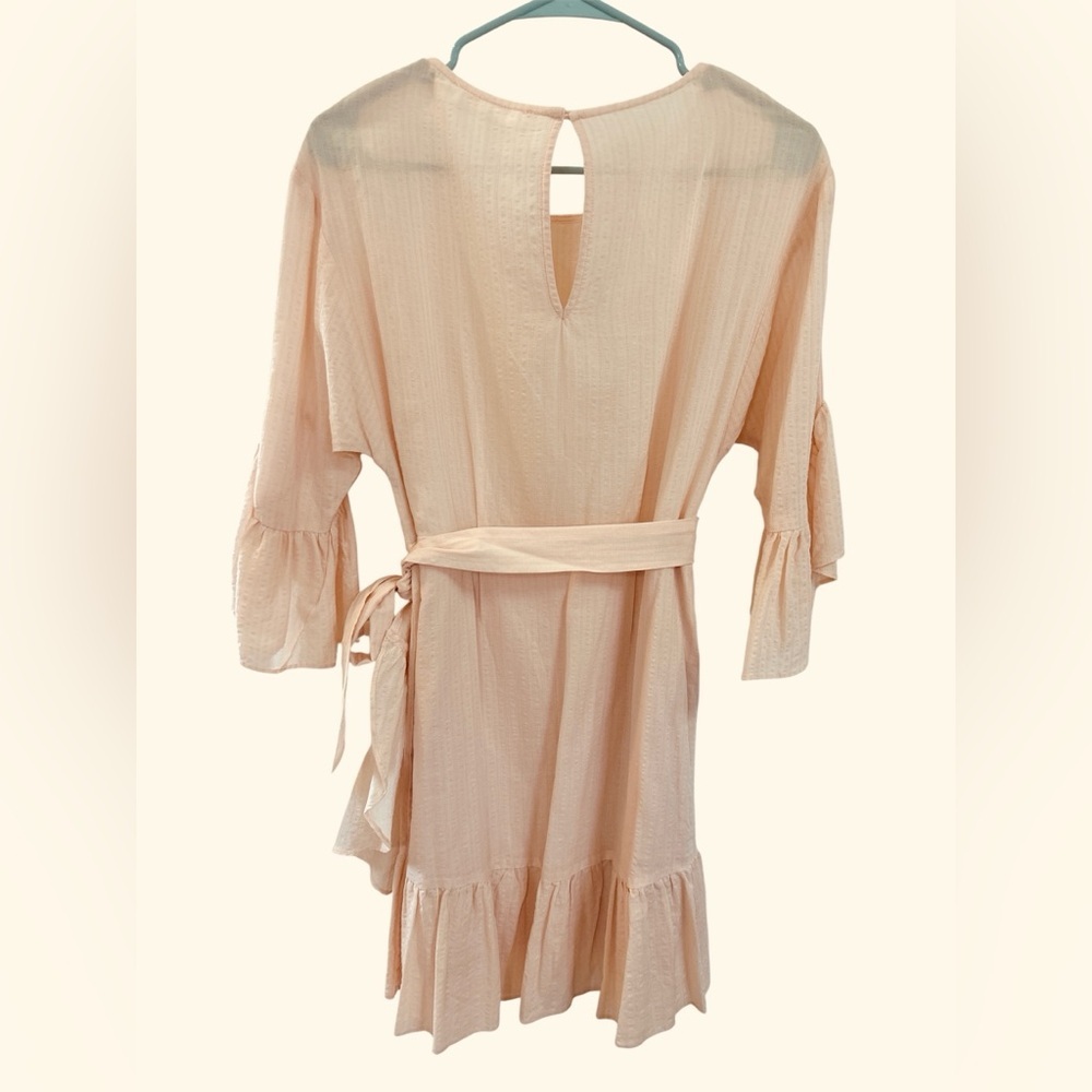 Astr Blush Ruffle Mini Dress - Picture 2 of 2